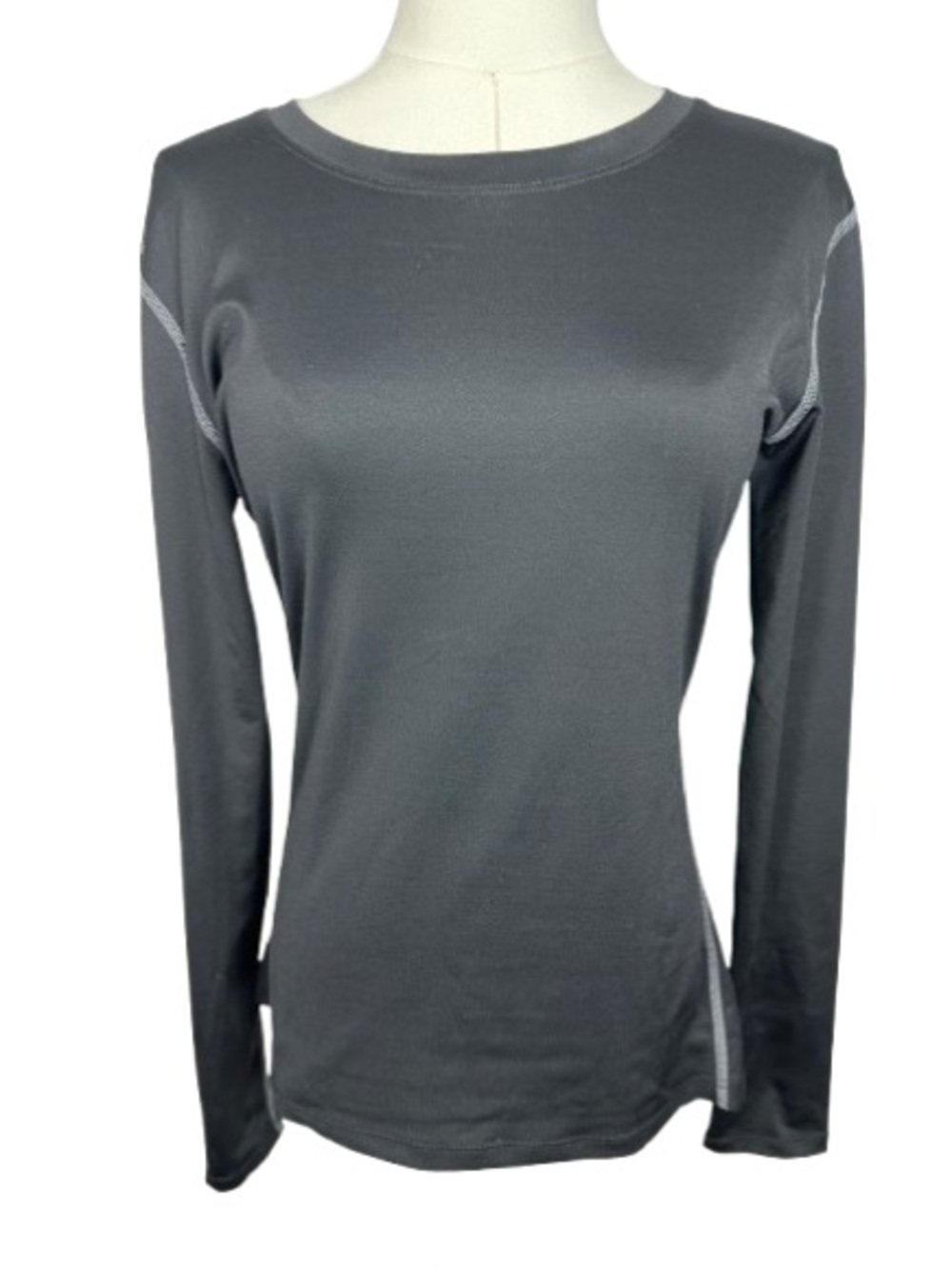 Women's Black Long Sleeve Active Wear Top Size S